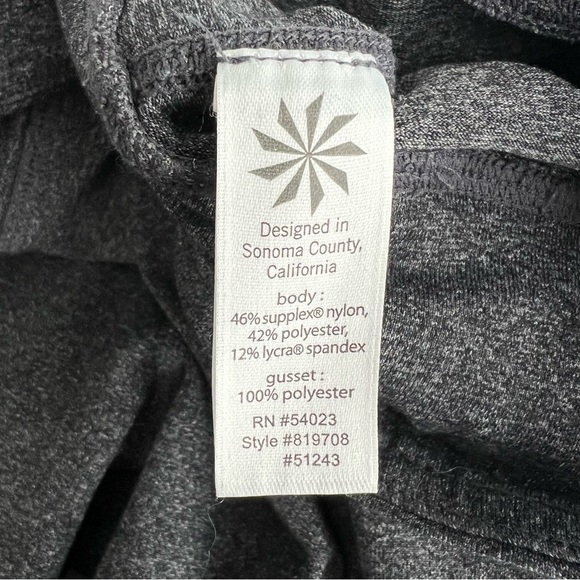 Athleta‎ Bettona Classic Flare Leggings in Heather Gray Y2K comfy Athleisure - Picture 6 of 7